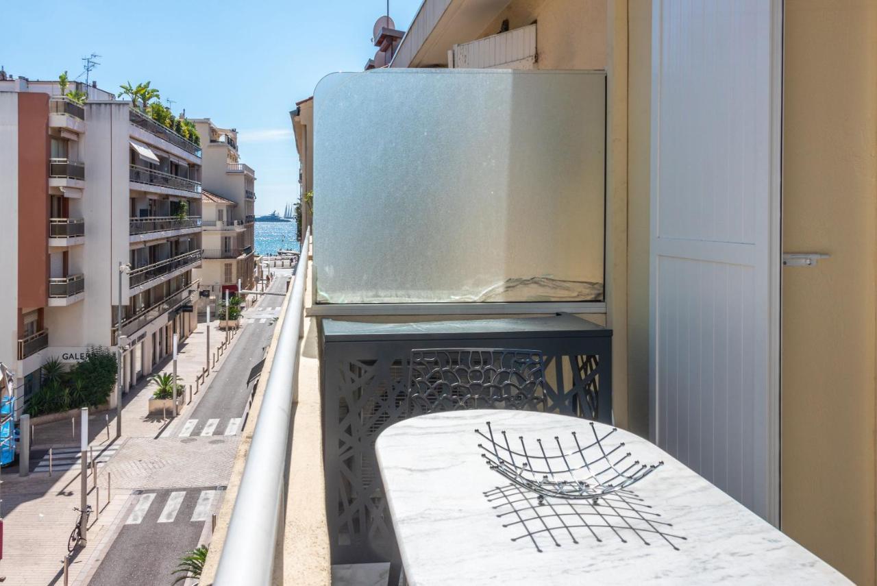 Large Studio - 50M Cannes Beach - Terrace Sea View Exterior photo