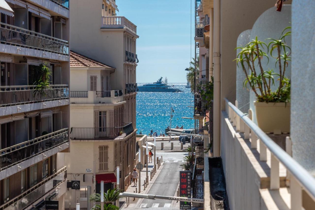 Large Studio - 50M Cannes Beach - Terrace Sea View Exterior photo