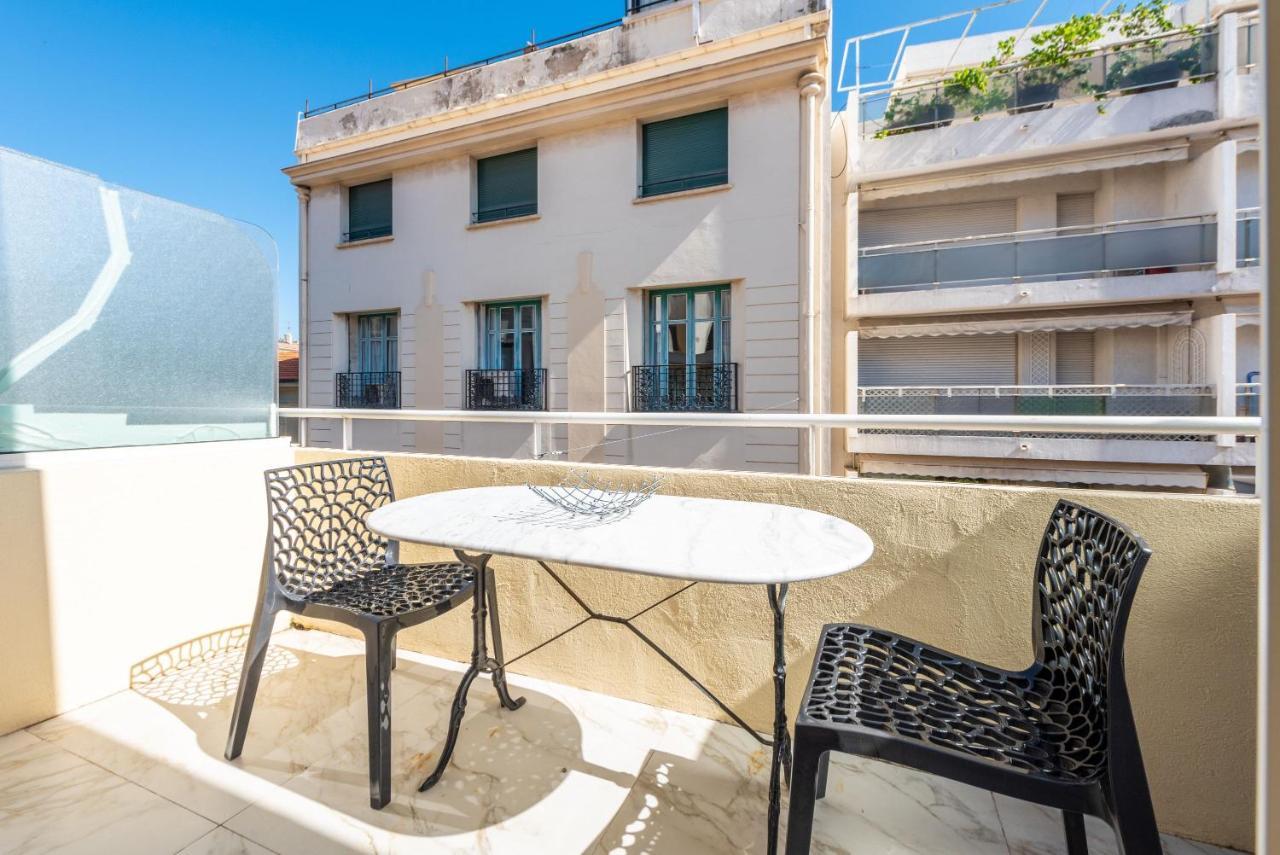 Large Studio - 50M Cannes Beach - Terrace Sea View Exterior photo