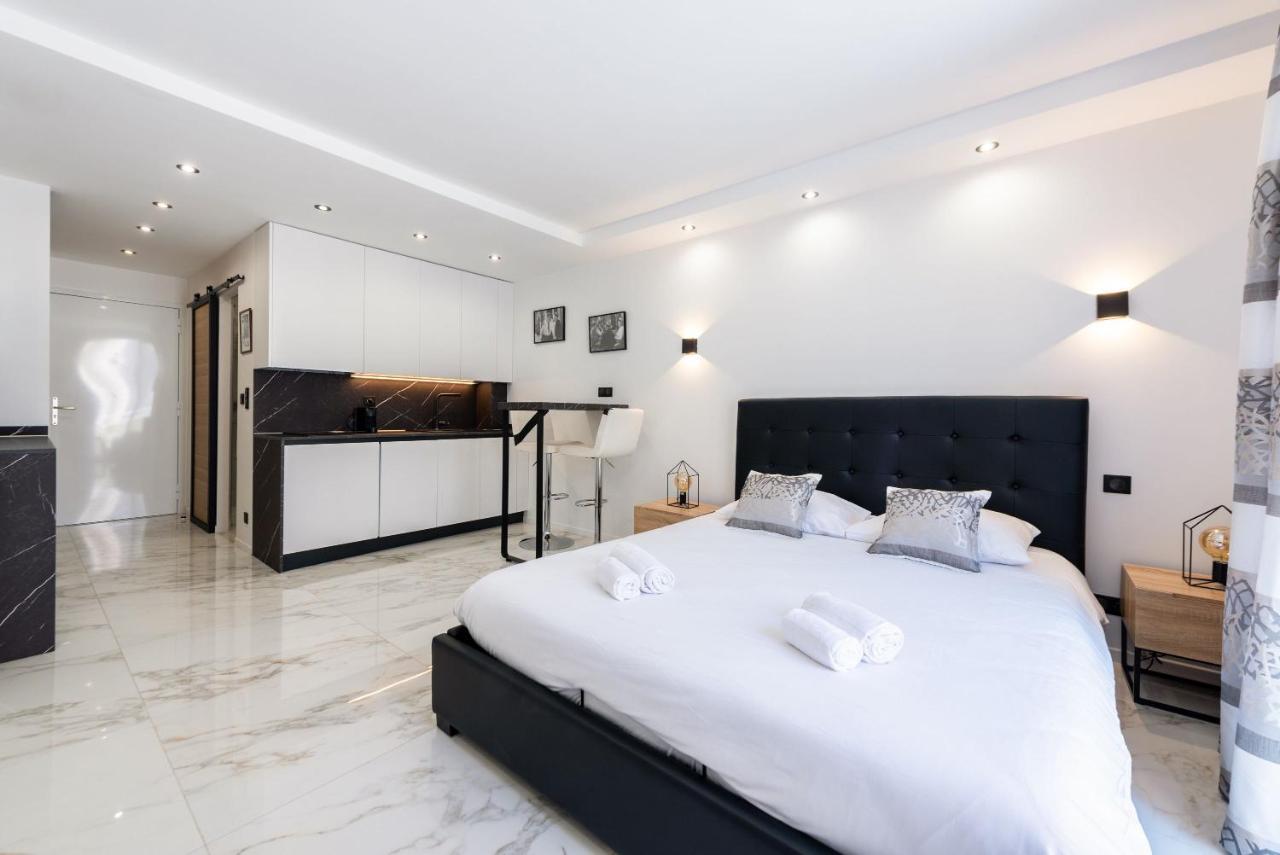 Large Studio - 50M Cannes Beach - Terrace Sea View Exterior photo